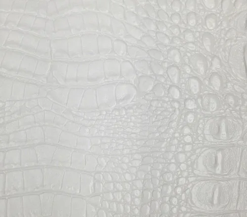 Vista 19 de Tela de Vinilo Imitación Cuero de Cocodrilo 54" de Ancho Vendido por Yarda (Bronce)