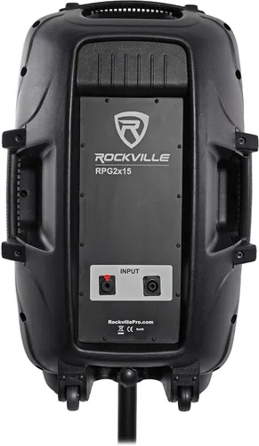 Vista 5 de Rockville - Paquete de Sistema PA Mezclador/Amp