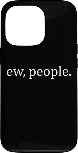 Vista 10 de Ew People - Funda de regalo para iPhone 17 con frases introvertidas y frases de memes