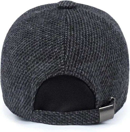 Vista 6 de MRACSIY Gorra de béisbol de invierno para hombre para circunferencia de la cabeza 220-236in