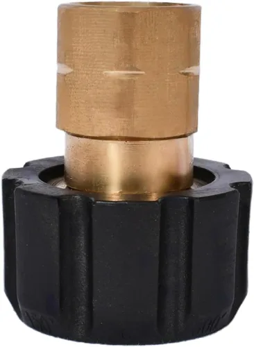 Vista 5 de Adaptador de lavadora a presión 3/8 '' FNPT x M22-0.551 in Rosca Hembra Acoplador de Arandela Eléctrica Acoplador de Repuesto Herramientas Acoplador