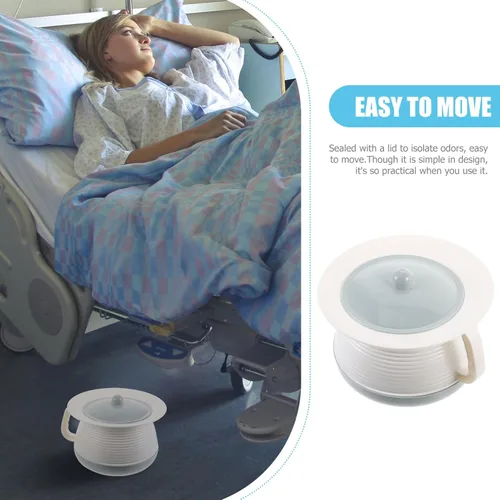 Vista 2 de Cabilock Botella de urinario para acampar al aire libre, urinarios de plástico para orinales, orinales para dormitorio, orinario de cabecera