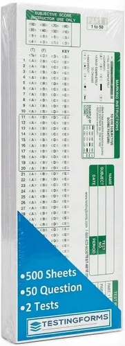 Vista 6 de TEST-881E 881 E Formularios de prueba compatibles con Scantron (paquete de 25 hojas)