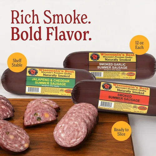 Vista 4 de Wisconsin's Best & Wisconsin Cheese Company Cesta de Regalo premium de muestras
