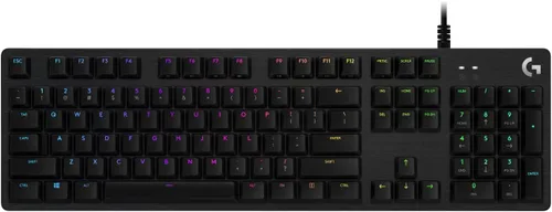 Vista 7 de Teclado mecánico para juegos Logitech G512, edición especial, teclas retroiluminadas RGB Lightsync, interruptores de teclas GX Blue Clicky, carcasa