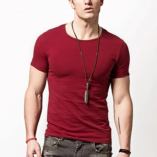 Vista 2 de Mens Short Sleeves T-Shirts Crew-Neck1pack, 2pack, 3pack