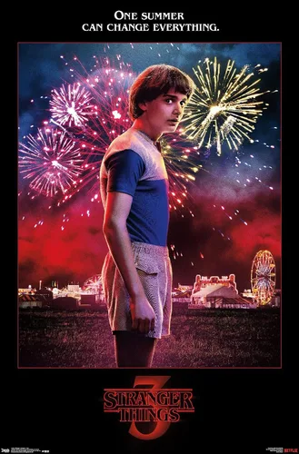 Vista 11 de Trends International Netflix Stranger Things: Season 3 - Póster de pared de Will Wall, 14.725 x 22.375 pulgadas, versión enmarcada de madera