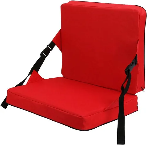Vista 9 de Indoor & Outdoor Folding Chair Cushion Without Back Support, Foldable Portable Stadium Seat,Chair Cushion for Sports Events, Outing