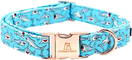 Vista 36 de Lionheart glory Collar de perro, collar azul para perros pequeños, collar de dinosaurio ajustable para perros pequeños, regalo para mascotas