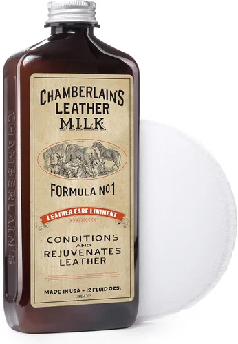 Vista 3 de Leather Milk Acondicionador y limpiador de cuero, el linimento N° 1 para el cuidado del cuero, bálsamo totalmente natural y no tóxico, 2 tamaños