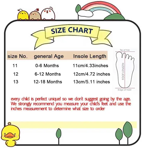 Vista 6 de Clowora Zapatos para bebés y niñas con suela de goma antideslizante, zapatos de cuna para recién nacidos, mocasines planos.