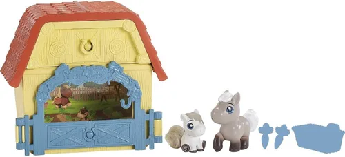 Vista 4 de Mattel Spirit Untamed - Mini juego con figura de personaje pequeño, caballo y 3 accesorios, tema de festival con desembalaje sorpresa
