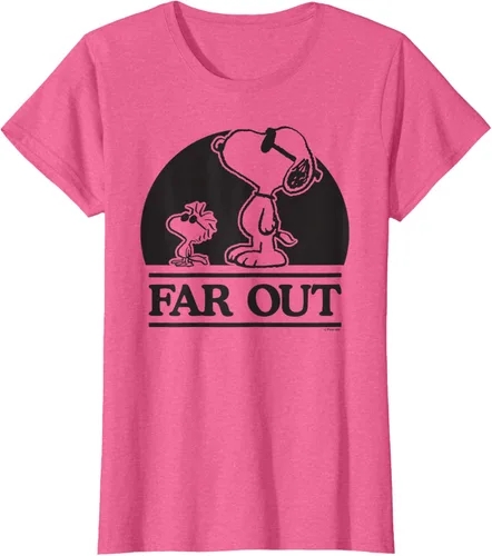 Vista 40 de Peanuts Woodstock 50th Anniversary Far Out Snoopy - Camiseta Blanco