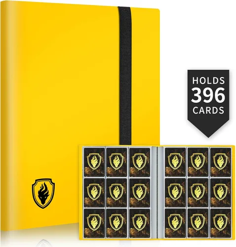Vista 8 de Fabmaker Carpeta de tarjetas con 9 bolsillos, 396 bolsillos, color negro