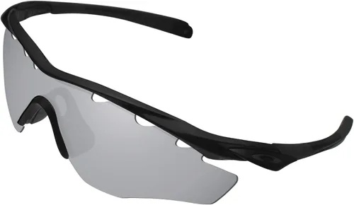 Vista 2 de BroLizard - Lente polarizada para gafas de sol Oakley M2 con ventilación, plateado