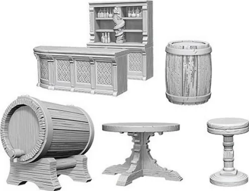 Vista 3 de Pathfinder Battles Deep Cuts Miniaturas sin pintar: Rusty Dragon Bar