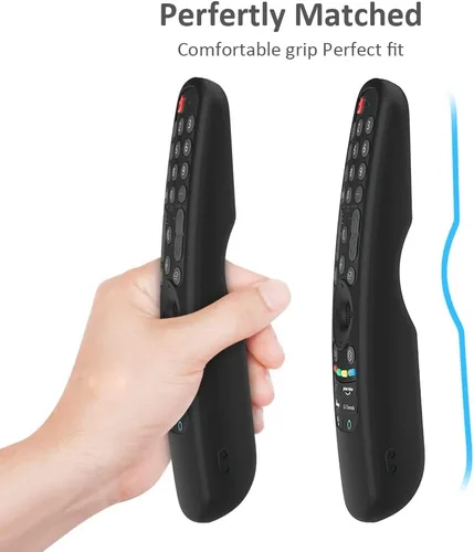 Vista 3 de USTIYA Funda de silicona para LG TV Magic MR24GC/MR23/MR22/MR21 2023 2022 2021, funda protectora de silicona (negro)