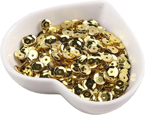 Vista 36 de Zhiheng Surtido de 4 tamaños de 0.157 in, 0.197 in, 0.236 in, 0.315 in, lentejuelas redondas con agujeros, paillettes redondos para costura, boda