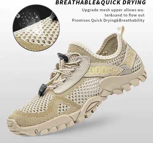 Vista 2 de SOBASO Zapatos de agua para mujeres y hombres de secado rápido para natación playa deportes acuáticos buceo senderismo vela viajes