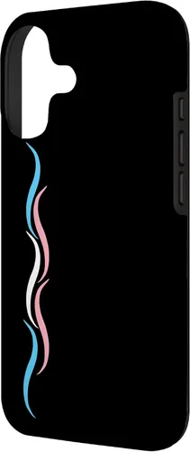 Vista 2 de Subtle Transgender Pride Lines, Transsexual Trans Pride Flag Case for iPhone 17