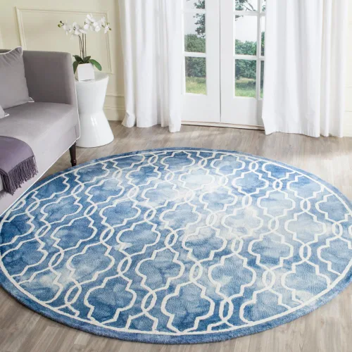 Vista 35 de SAFAVIEH Dip Dye Collection DDY539G - Alfombra decorativa de lana prémium hecha a mano con acuarela marroquí de 2 x 3 pies, color beige/marfil