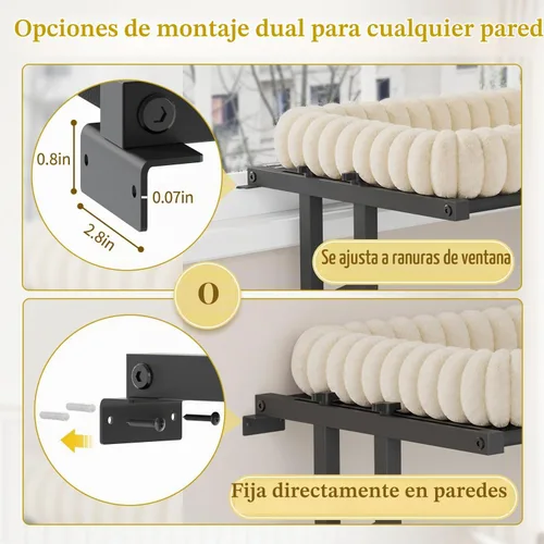 Vista 6 de Hamaca para ventana de gato, asiento para gatos
