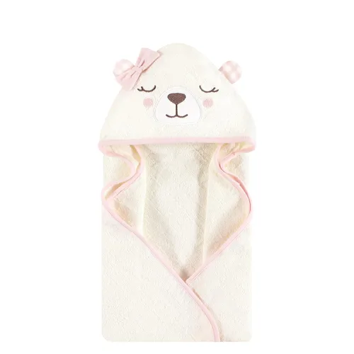 Vista 113 de Hudson Baby Toalla con capucha unisex de algodón con cara de animal para bebé, cocodrilo, talla única