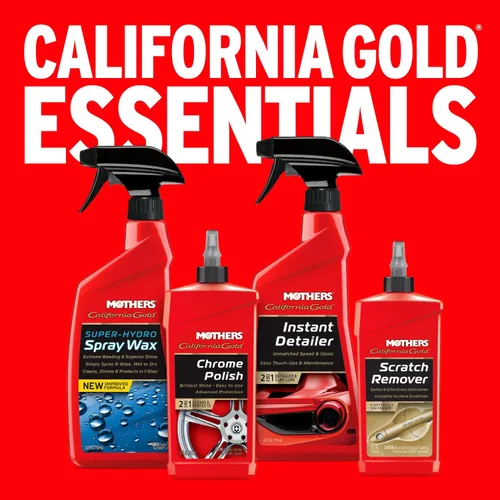 Vista 7 de Mothers California Gold pulidor para artículos cromados, 12 oz. — Limpia y abrillanta parachoques, ruedas, adornos y accesorios cromados, protege
