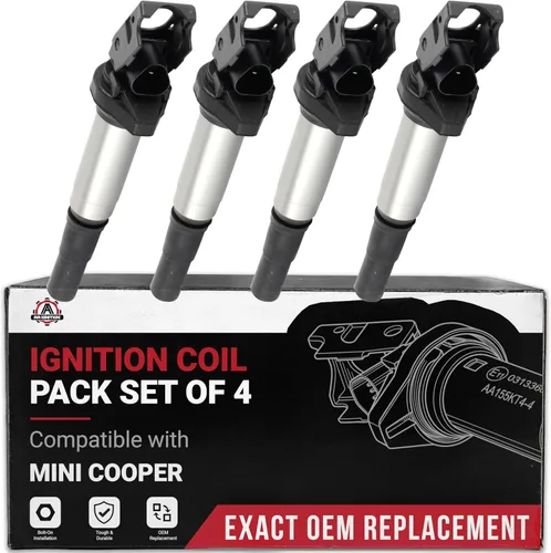 Vista 15 de Juego de 4 bobinas de encendido compatibles con vehículos Nissan e Infiniti - 2007-2017 Altima 2.5L, Sentra, Rogue, Cube, Versa, QX60, FX50, M56