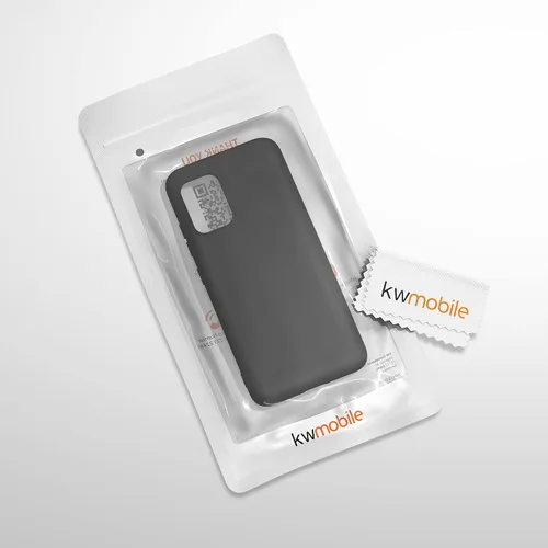 Vista 7 de kwmobile Funda compatible con ASUS Zenfone 8 - Funda protectora de silicona TPU suave y delgada, color negro mate