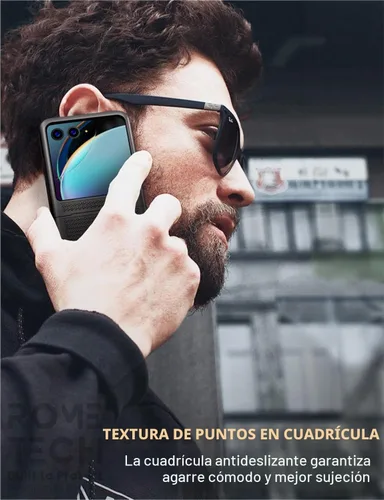 Vista 6 de Funda diseñada para Motorola Razr+ (2023) con funda de clip para cinturón