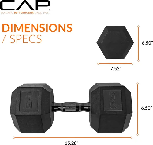 Vista 159 de CAP Barbell - Mancuerna recubierta Varias opciones de pares y conjuntos