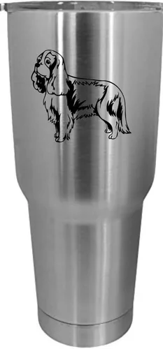 Vista 141 de Cairn Terrier - Vaso grabado con temática de perro, 30 onzas