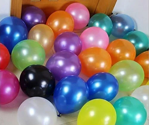 Vista 2 de Charmed Paquete de 144 globos de colores perlados surtidos de 11 pulgadas