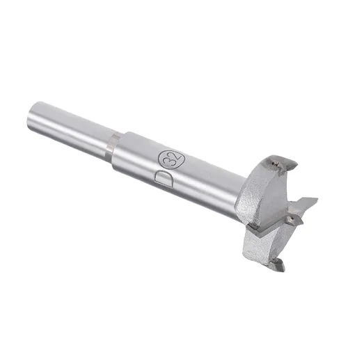 Vista 11 de Forstner Broca - Broca de carburo de tungsteno de 0.98 pulgadas para muebles de madera, bisagra, carpintería, vástago redondo, gris