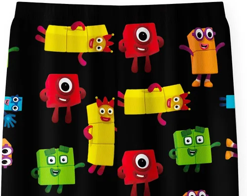 Vista 6 de Didadi Conjunto de camisas largas y pantalones para niños y niñas, dibujos animados para el hogar, uso diario, ropa casual para 2 a 12 años