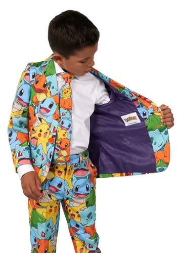 Vista 4 de Traje Opposuit Pokémon para niño Multicolor