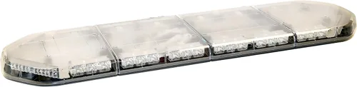 Vista 7 de Buyers Products 88930492 - Barra de luz modular LED de 49 pulgadas, 36 LED, luz estroboscópica, 8 módulos ámbar, 55 patrones de flash, accesorio
