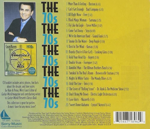 Vista 2 de Casey Kasem presents America's Top Ten - 1970s Classic Rock's Greatest Hits
