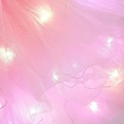Vista 31 de Faldas de tutú LED para mujer, falda de tul con capas para baile de ballet, faldas iluminadas para disfraz de fiesta