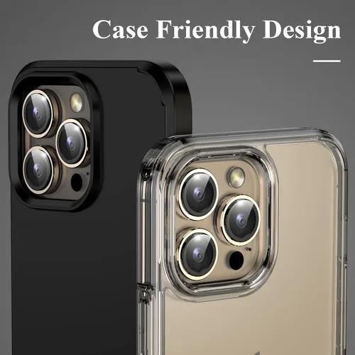 Vista 5 de YWXTW Protector de lente de cámara diseñado para iPhone 14 Pro Max, protector de lente de cámara para iPhone 14 Pro, protector de lente de cámara