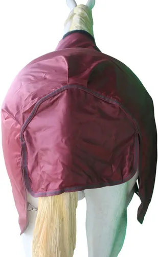Vista 5 de Challenger Manta de invierno de peso medio impermeable 840D Horse Turnout Borgoña 59EE01