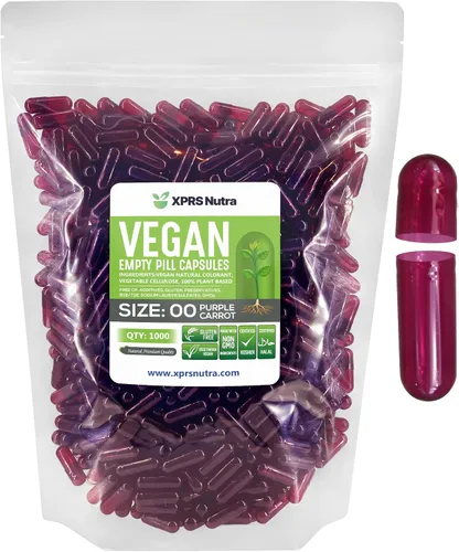 Vista 34 de XPRS Nutra Cápsulas vacías de tamaño 00 – 100 cápsulas veganas vacías – Pastillas vacías vegetarianas – Relleno de cápsulas vegetales DIY