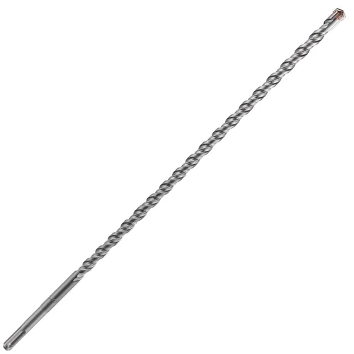 Vista 24 de Wensilon Broca para hormigón, 1 unidad, 1 pulgada x 10 "-8 pulgadas, material de carburo de doble rosca de tipo cruzado, adecuado para hormigón