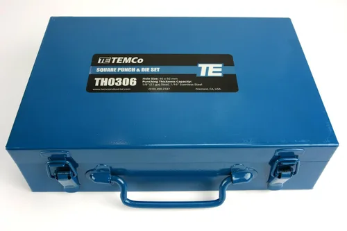 Vista 7 de TEMCo Industrial TH0306 Rectángulo 3.622 in x 1.811 in 1/8 DIN Panel Meter Punch Dies 3.622" x 1.811
