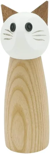 Vista 9 de Peterson Housewares Molinillo de sal o pimienta para gatos - Molinillo de especias de madera