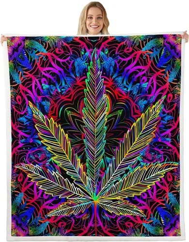 Vista 11 de Erosebridal Manta de franela sherpa de unicornio para niñas, bonito estampado de unicornio, manta de animales mágicos, morado, 40 x 50 pulgadas