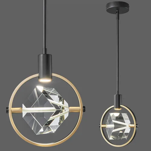 Vista 8 de Lámpara colgante de techo para isla de cocina, moderna mini luz colgante LED integrada, lámpara colgante de cristal en negro, dormitorio, comedor