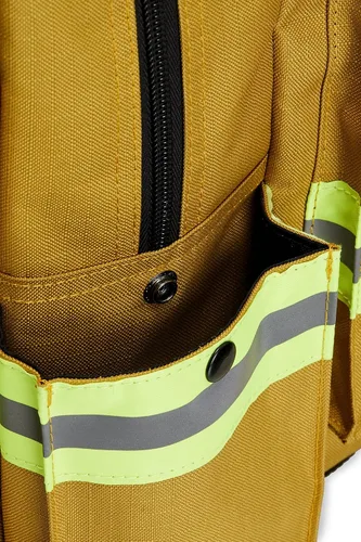 Vista 7 de LINE2design Elite - Bolsa de equipo de bomberos con correa para el hombro, color amarillo