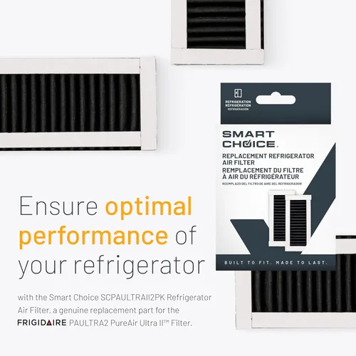 Vista 2 de Smart Choice SCPAULTRAII2PK Filtro de aire para refrigerador, pieza de repuesto genuina para Frigidaire PAULTRA2 PureAir Ultra II, paquete de 2